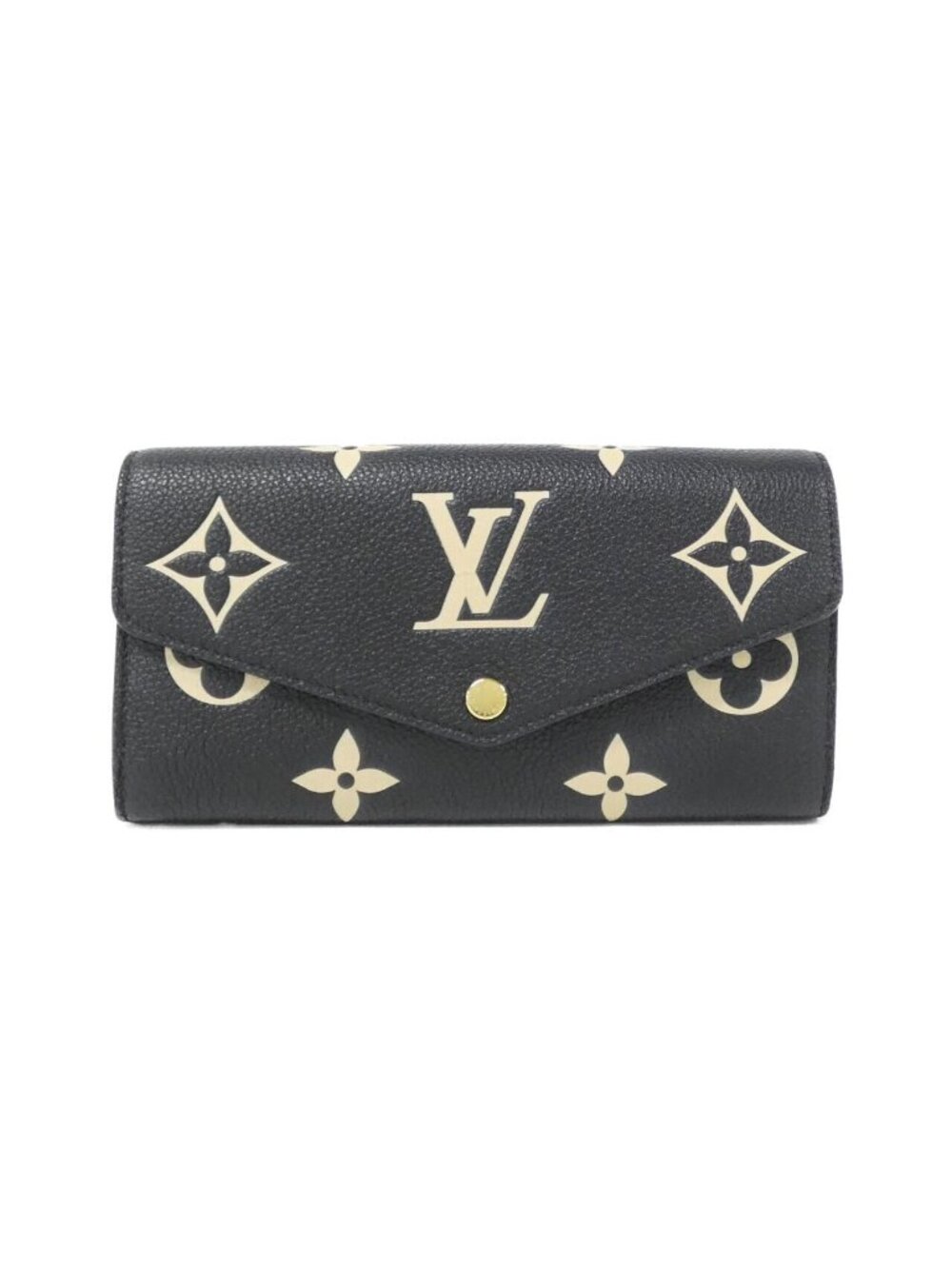 Louis Vuitton Bicolor Monogram Empreinte Portefeuille Sarah Wallet